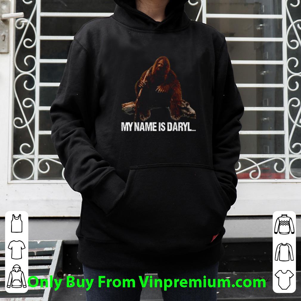 d400a0cd official bigfoot my name is daryl shirt 4 - Official Bigfoot My Name Is Daryl shirt