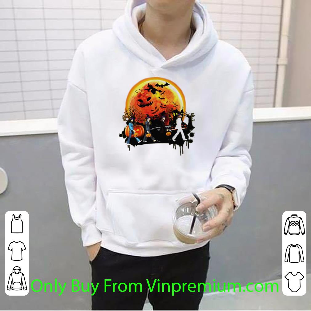 da9c977e original abbey road walking on the moon pumpkin halloween shirt 4 - Original Abbey Road Walking On The Moon Pumpkin Halloween shirt