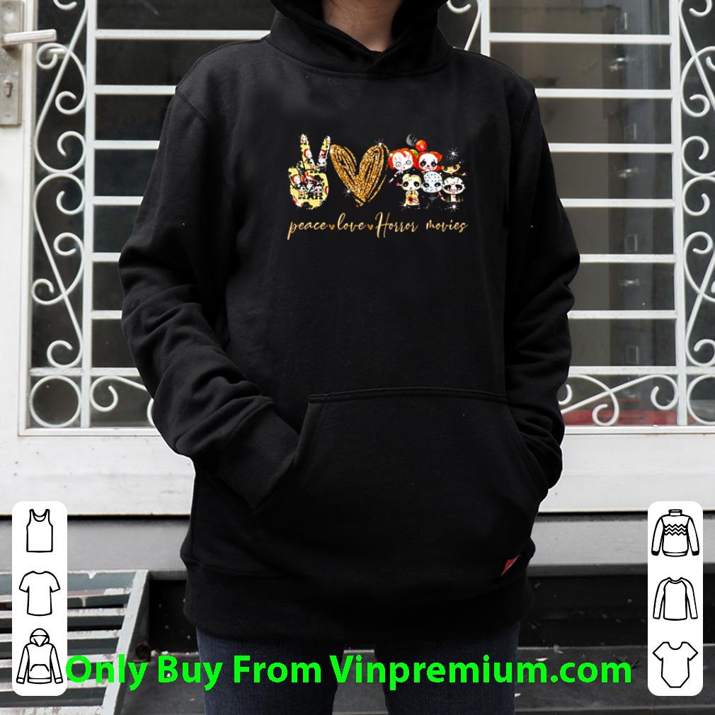Official Diamond Peace Love Horror Movies shirt dc54ca77 official diamond peace love horror movies shirt 4 - Official Diamond Peace Love Horror Movies shirt