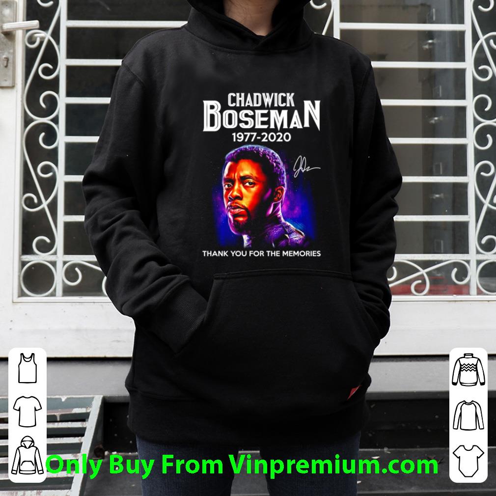 Hot Chadwick Boseman 1977 2020 Thank You For The Memories shirt de9c6892 hot chadwick boseman 1977 2020 thank you for the memories shirt 4 - Hot Chadwick Boseman 1977 2020 Thank You For The Memories shirt