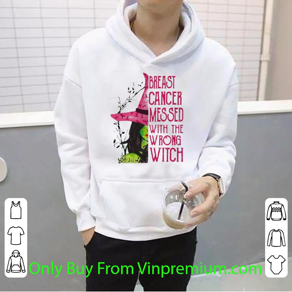 Premium Breast Cancer Messed With The Wrong Witch Halloween shirt f94975fa premium breast cancer messed with the wrong witch halloween shirt 4 - Premium Breast Cancer Messed With The Wrong Witch Halloween shirt