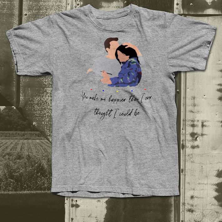 188ad26b nice ross and rachel you wake me happier than i ever thought i could be shirt 4 - Nice Ross And Rachel You Wake Me Happier Than I Ever Thought I Could Be Shirt