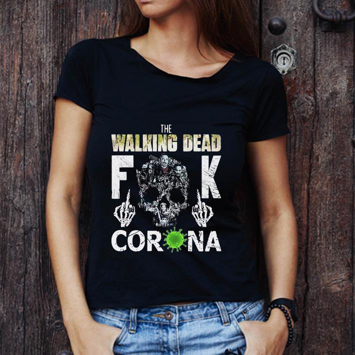 Hot Skull The Walking Dead Fuck Corona Virus shirt