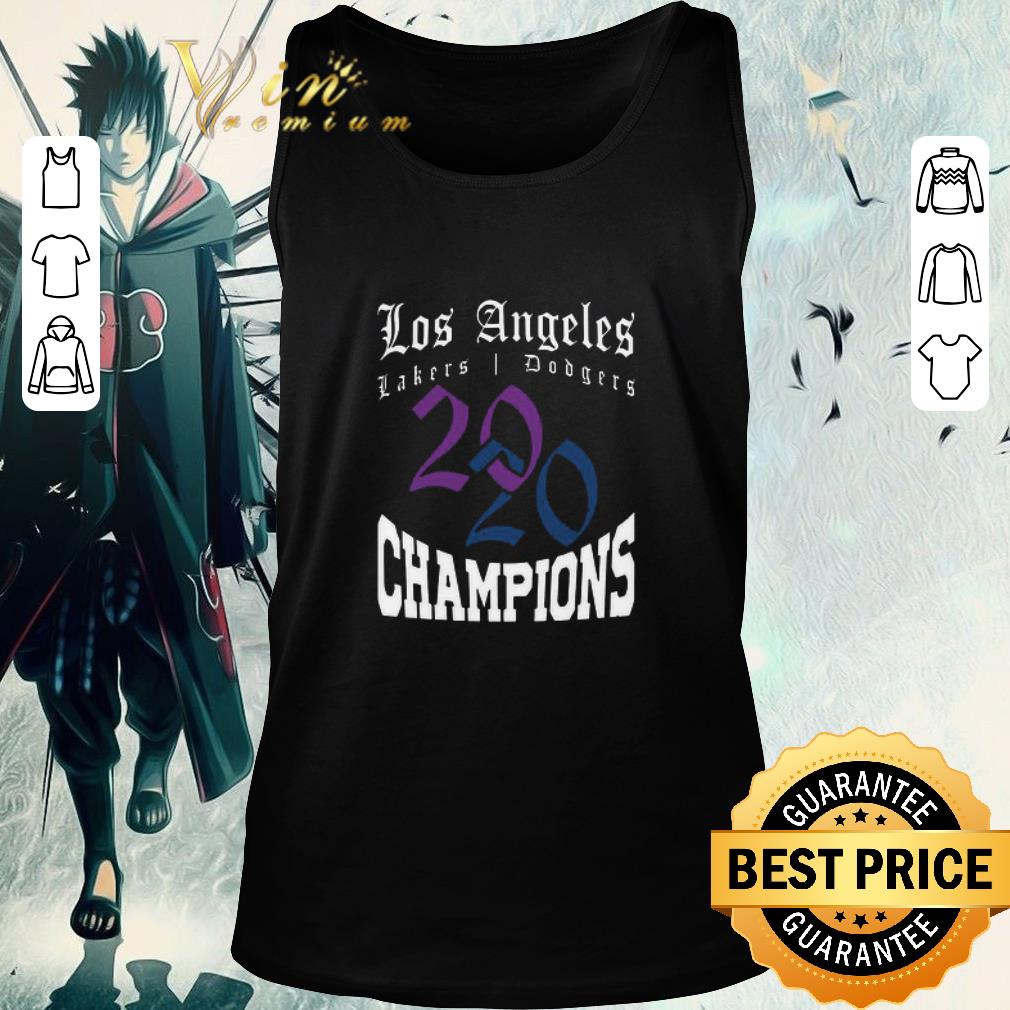 LA Dodgers & Lakers 2020 Champions World Series Baseball Finals Basketball Championship Sweater shirt