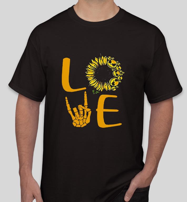 Premium Love Sunflower Jack Skellington Shirt 401f4075 premium love sunflower jack skellington shirt 4 - Premium Love Sunflower Jack Skellington Shirt
