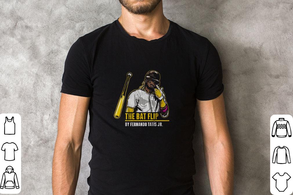 Awesome The bat flip by Fernando Tatís Jr. baseball shirt