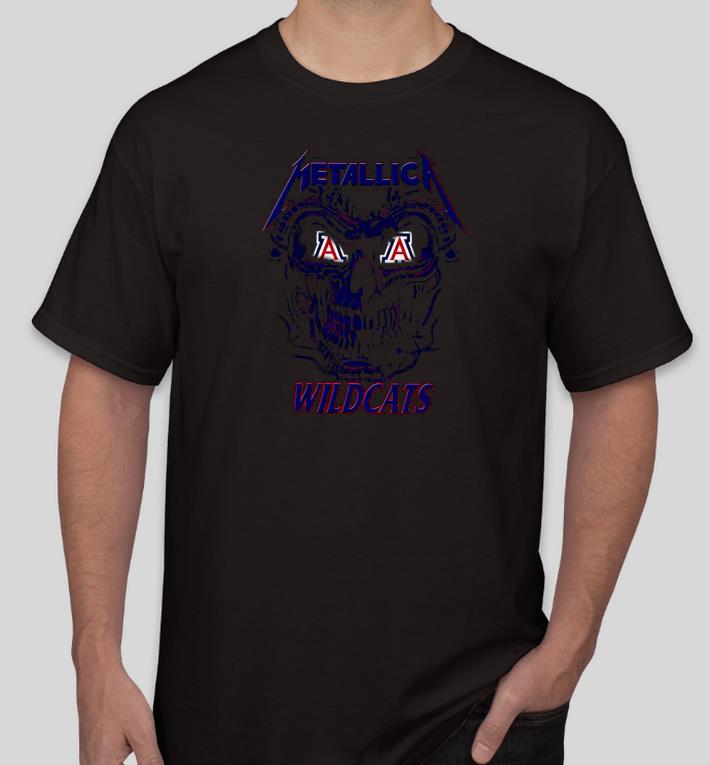 7126dfd5 nice skull metallica arizona wildcats shirt 4 - Nice Skull Metallica Arizona Wildcats Shirt