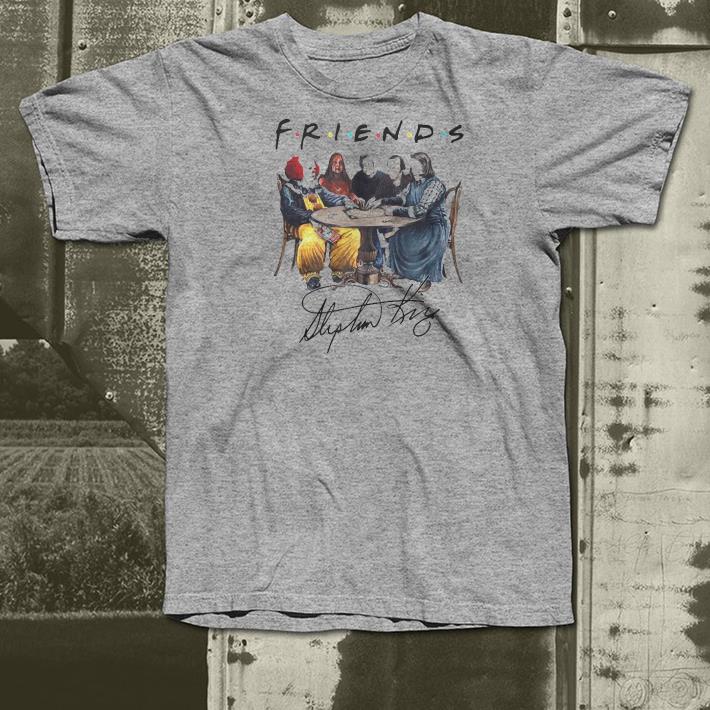 73c19953 premium stephen king horror character friends signature shirt 4 - Premium Stephen King Horror Character Friends signature Shirt