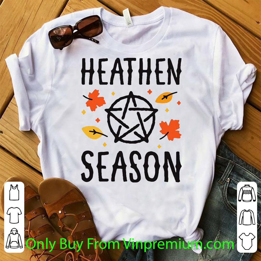 Pretty Autumn Supernatural Heathen Season shirt