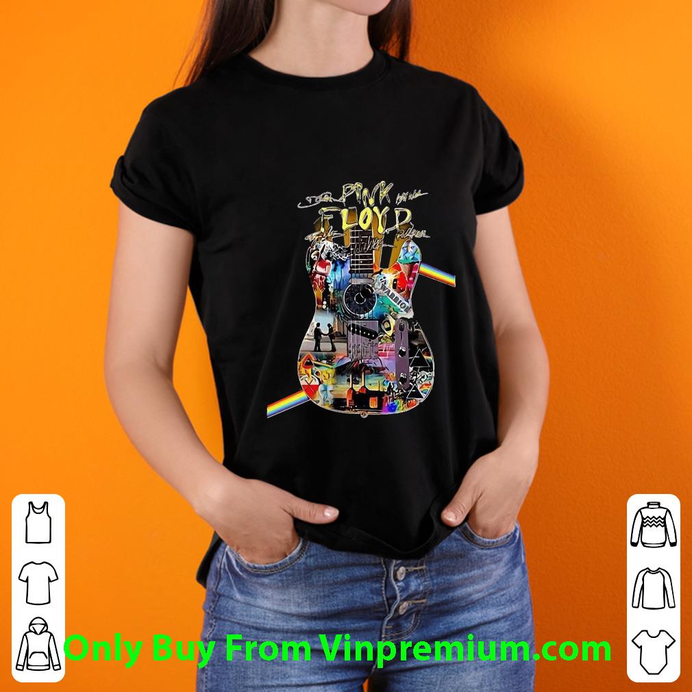 8737ac90 great pink floyd signatures guitar shirt 4 - Great Pink Floyd Signatures Guitar shirt