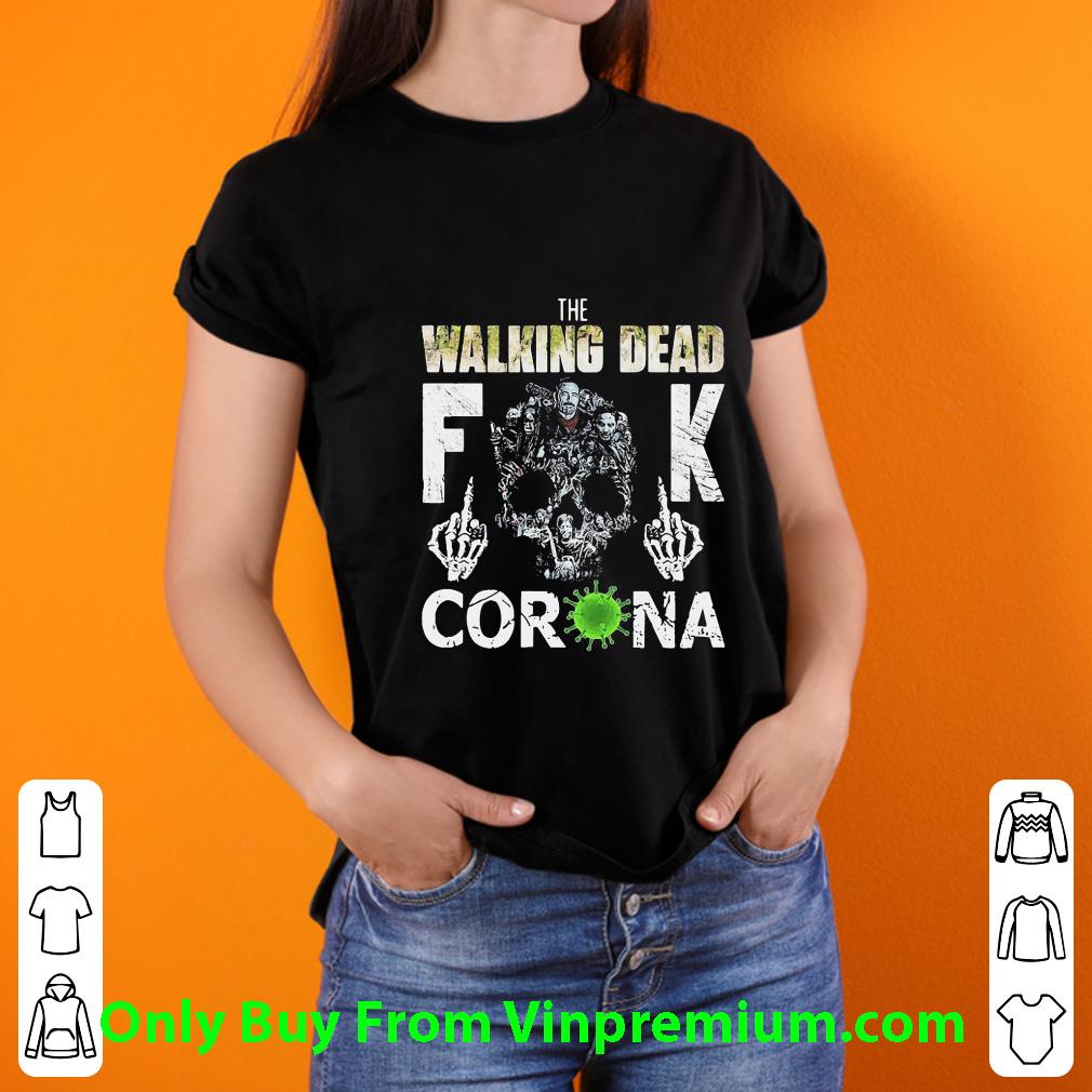 9bf6f513 hot skull the walking dead fuck corona virus shirt 4 - Hot Skull The Walking Dead Fuck Corona Virus shirt