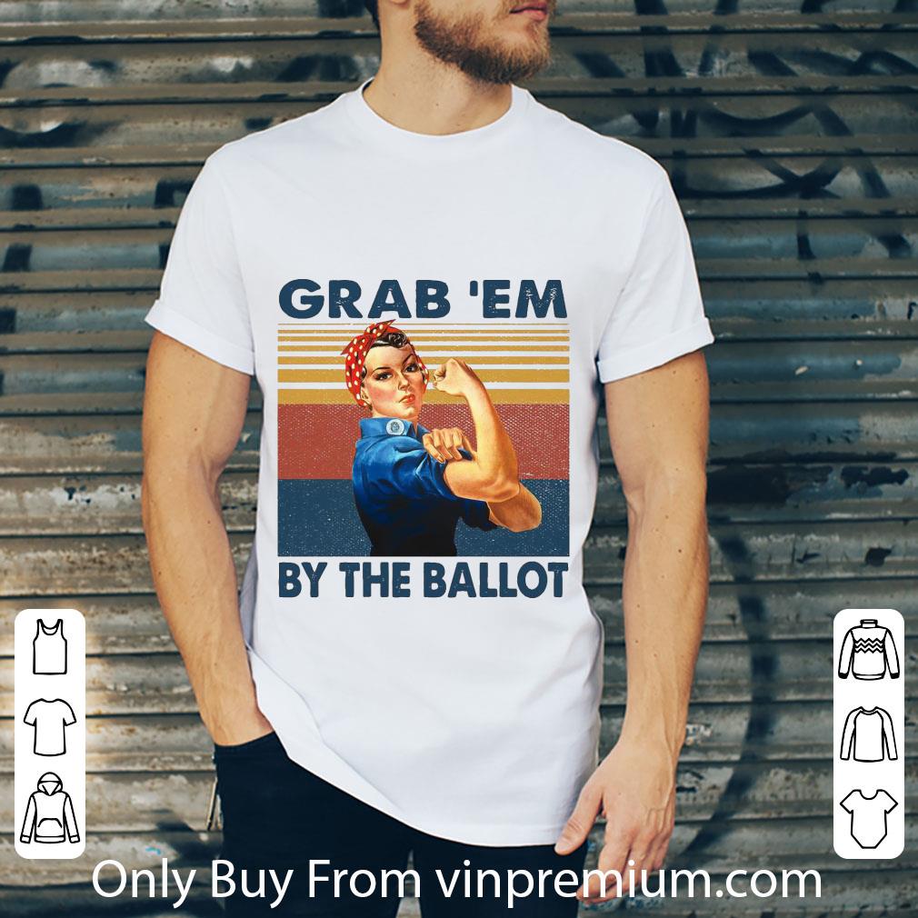 Great Vintage Wonder Woman Grab ‘em By The Ballot shirt