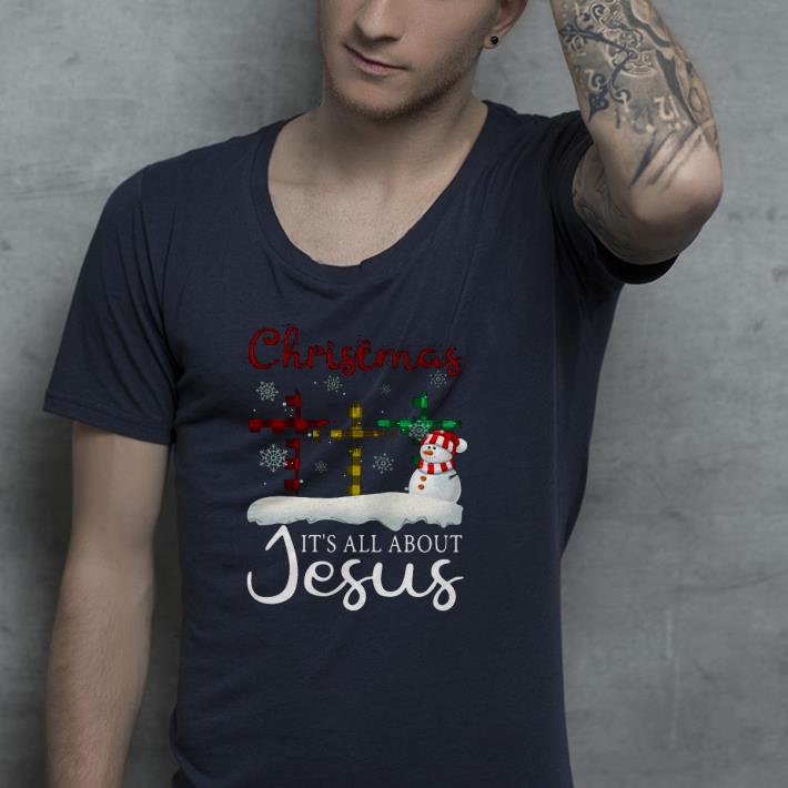 c953cd18 premium christmas it s all about jesus shirt 4 - Premium Christmas It’s All About Jesus Shirt