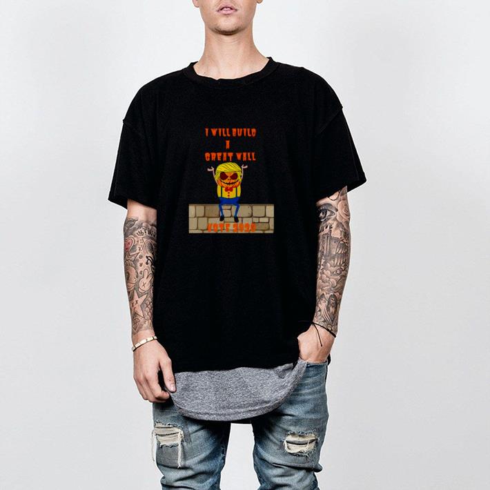 Premium Trumpkin Wall Halloween Vote Shirt