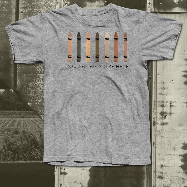 da774fe2 nice you are welcome here shirt 4 - Nice You Are Welcome Here Shirt