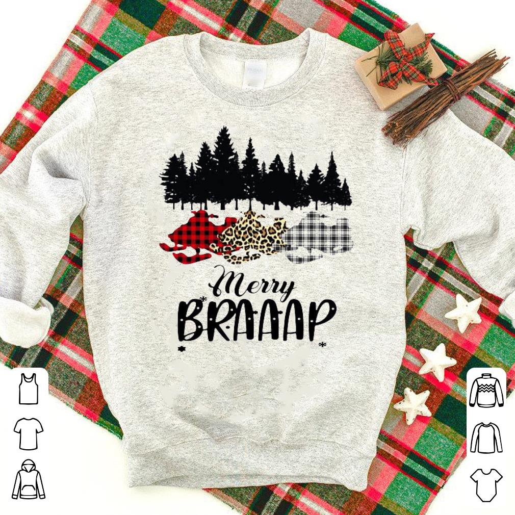 Premium Snowmobile Merry Braaap Shirt