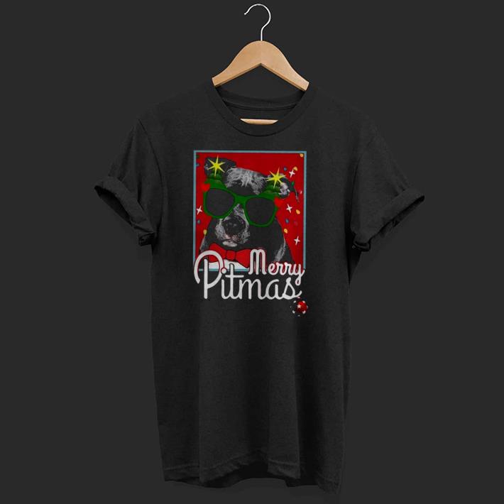 Nice Pitbull Merry Pitmas Shirt