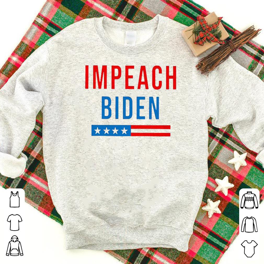 Nice Impeach Biden President Flag US Shirt