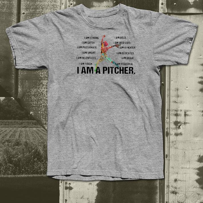 Nice I Am Strong I Am Bold I Am Gutsy I Am Obsessed I Am A Pitcher Shirt 229128e8 nice i am strong i am bold i am gutsy i am obsessed i am a pitcher shirt 4 - Nice I Am Strong I Am Bold I Am Gutsy I Am Obsessed I Am A Pitcher Shirt
