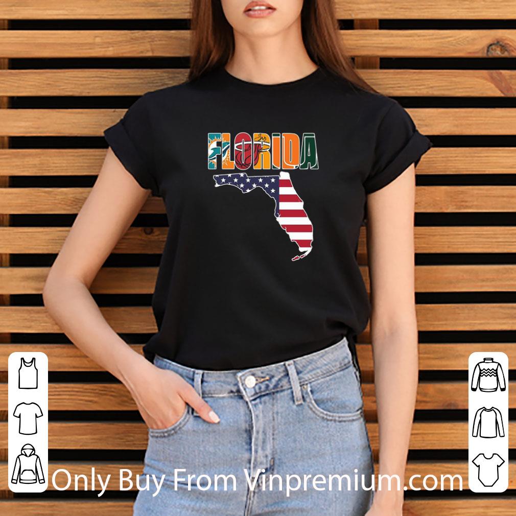 2605baa0 nice florida america map 4th of july independence day shirt 4 - Nice Florida America Map 4th Of July Independence Day shirt