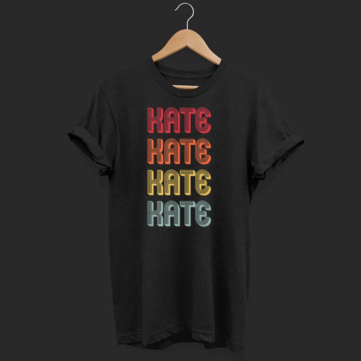 Premium KATE Name Personalized Retro Vintage 80s 90s Birthday Shirt