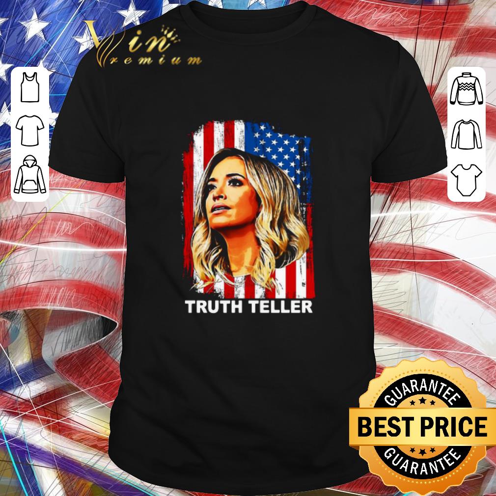 Pretty Kayleigh McEnany Truth Teller American Flag shirt