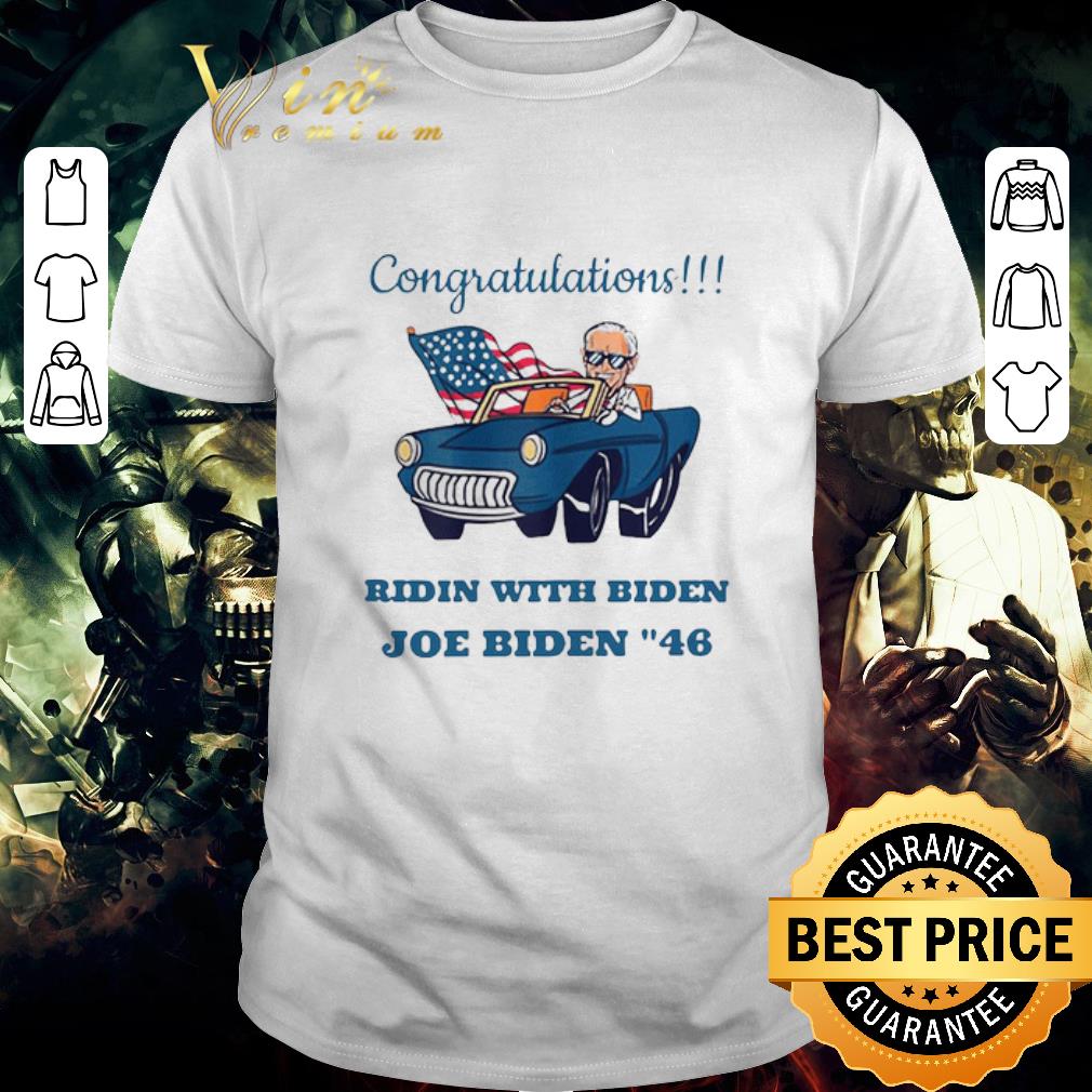 Hot Congratulations Mr President Joe Biden Forty-six 46th shirt