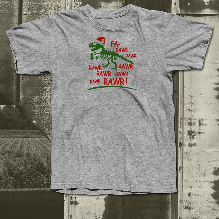 88c0cfaa nice dinosaur t rex fa rawr rawr christmas shirt 4 - Nice Dinosaur T-rex Fa Rawr Rawr Christmas Shirt