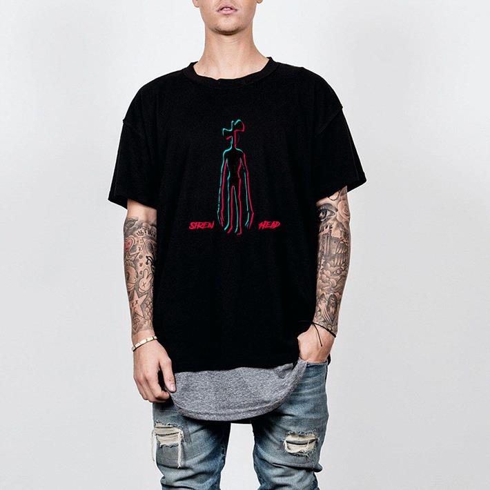 Nice Scary Siren Head Horror Shirt