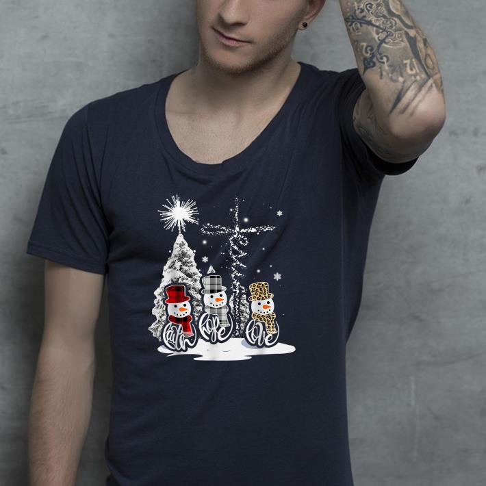 Premium Jesus Faith Hope Love Snowman Xmas For Christian Shirt 9fe72893 premium jesus faith hope love snowman xmas for christian shirt 4 - Premium Jesus Faith Hope Love Snowman Xmas For Christian Shirt