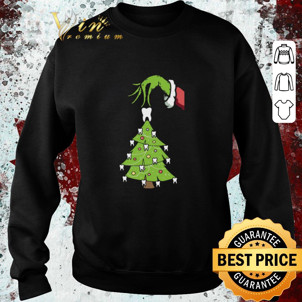 Premium Grinch Hand Holding Tooth Dental Tree Christmas shirt c21c47ad premium grinch hand holding tooth dental tree christmas shirt 4 - Premium Grinch Hand Holding Tooth Dental Tree Christmas shirt