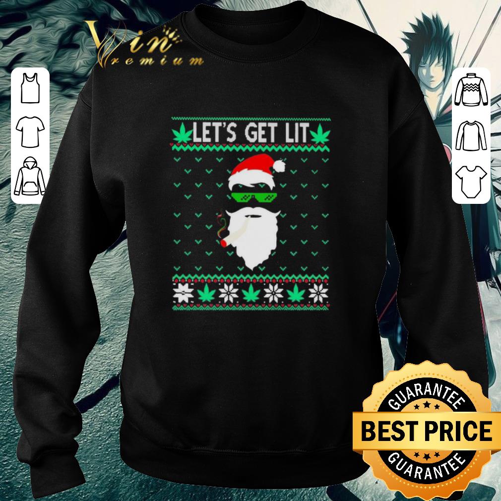 Premium Santa Claus let’s get lit ugly Christmas sweater d5db5e84 premium santa claus let s get lit ugly christmas sweater 4 - Premium Santa Claus let’s get lit ugly Christmas sweater