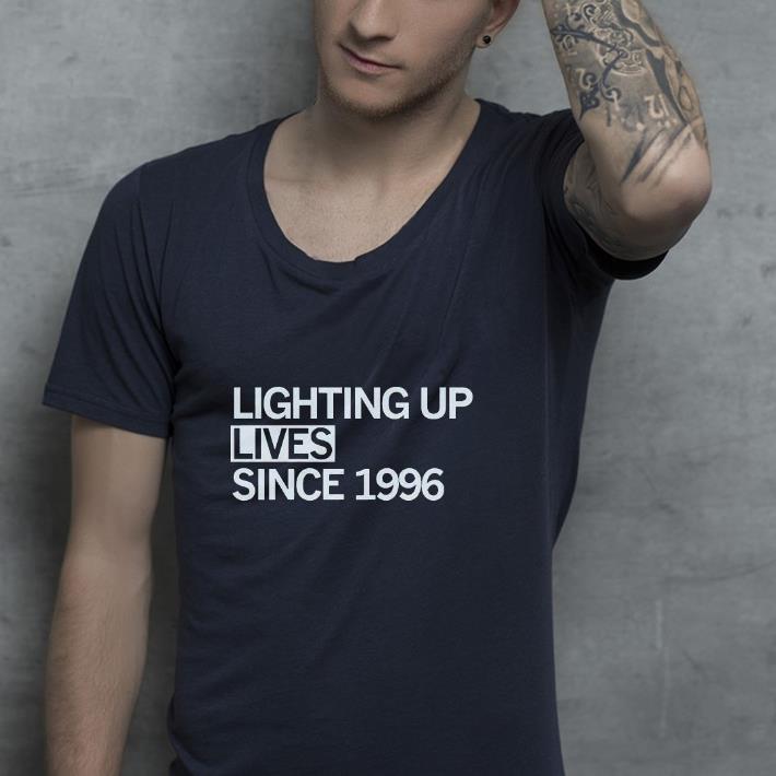 Nice Lighting Up Lives Since 1996 Shirt 1888354d nice lighting up lives since 1996 shirt 4 - Nice Lighting Up Lives Since 1996 Shirt