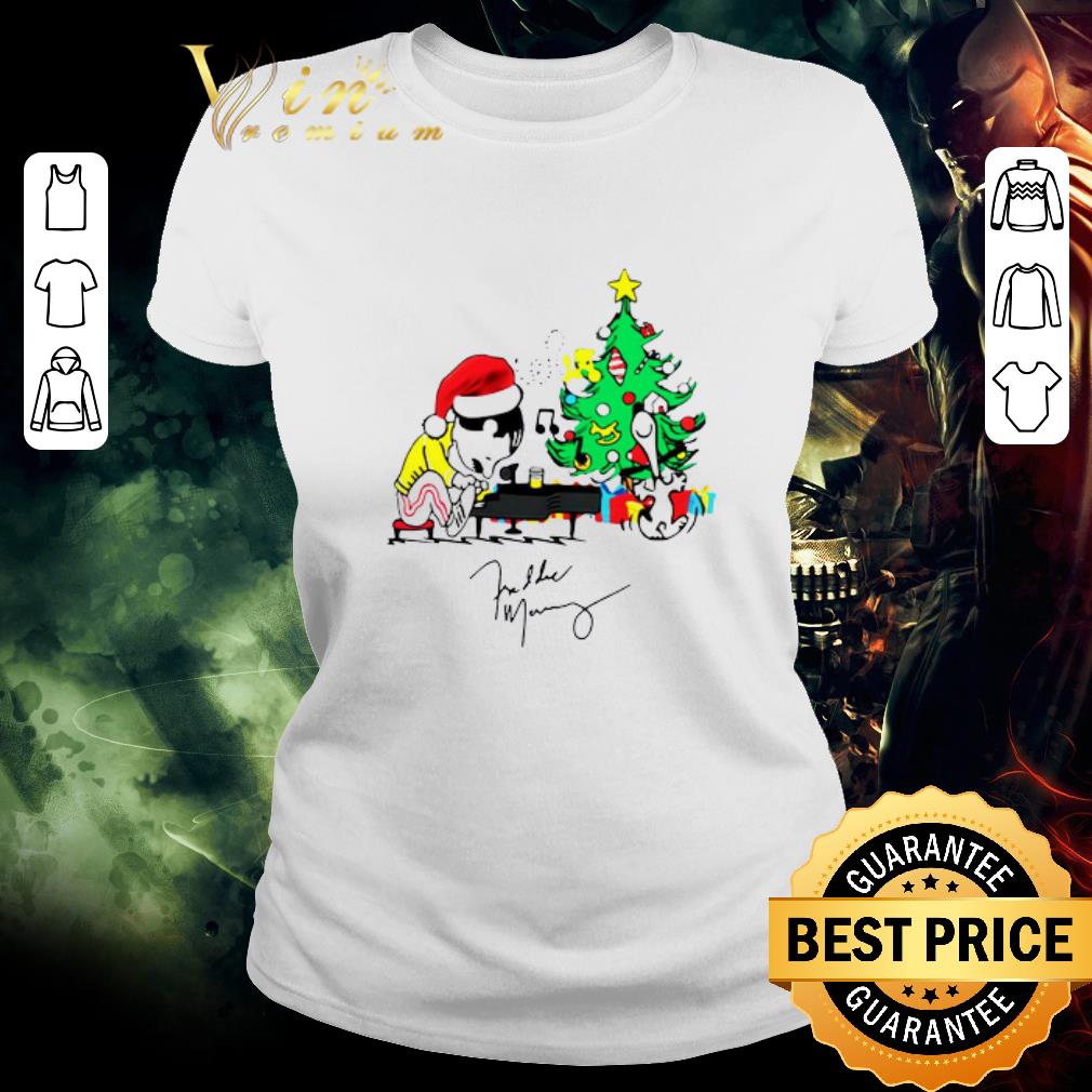Awesome Freddie Mercury Character Christmas Tree Signature Sweater shirt