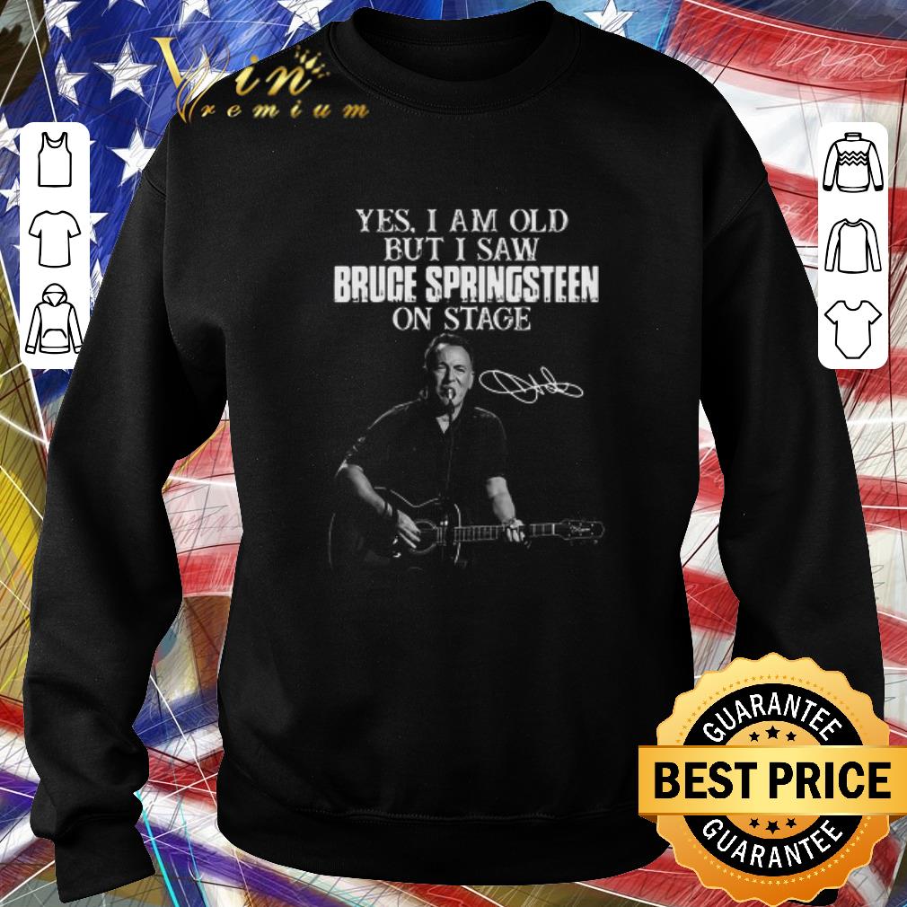 df5c3d79 top yes i am old but i saw bruce springsteen on stage signature shirt 4 - Top Yes I Am Old But I Saw Bruce Springsteen On Stage Signature shirt