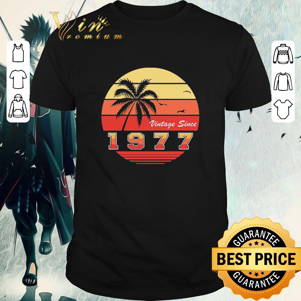 Premium Vintage Since 1977 Retro shirt