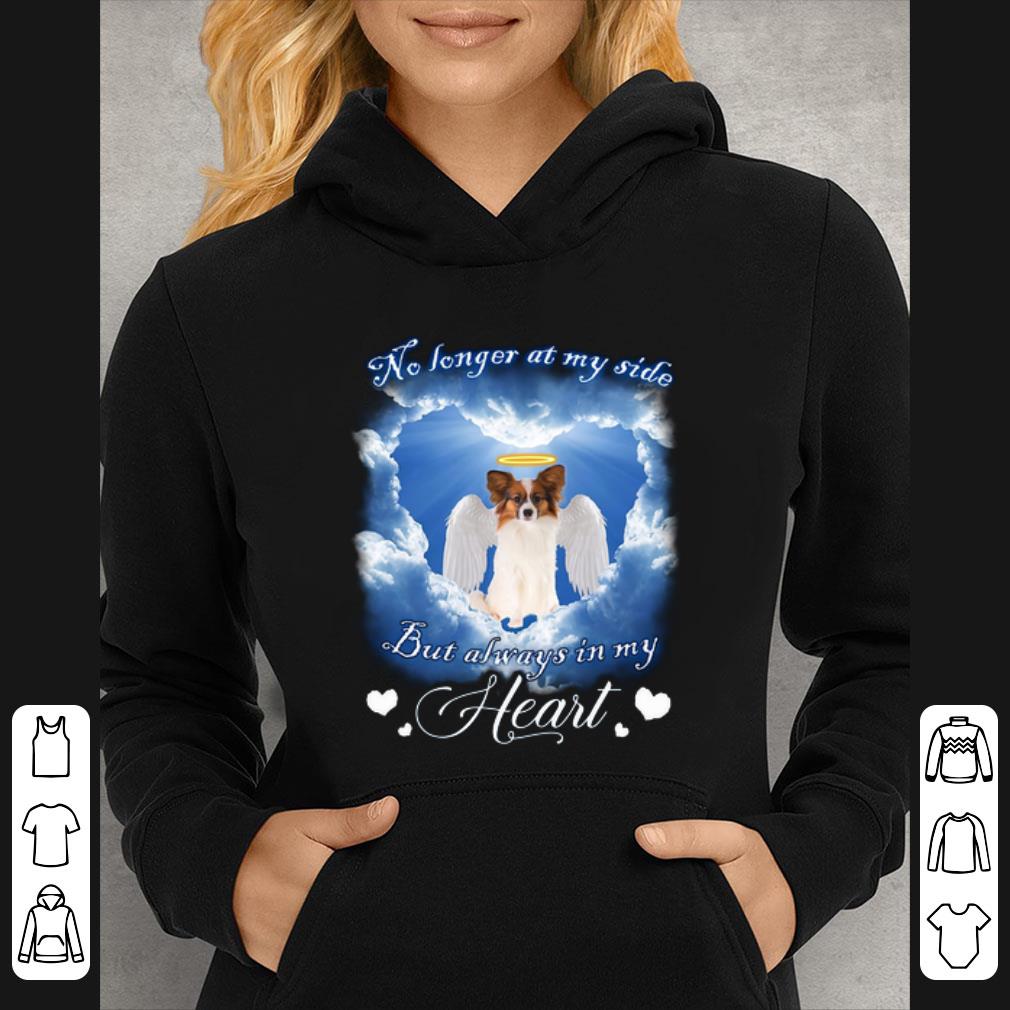 1197bbef awesome papillon angel no longer at my side but always in my heart shirt 4 - Awesome Papillon Angel no longer at my side but always in my heart shirt