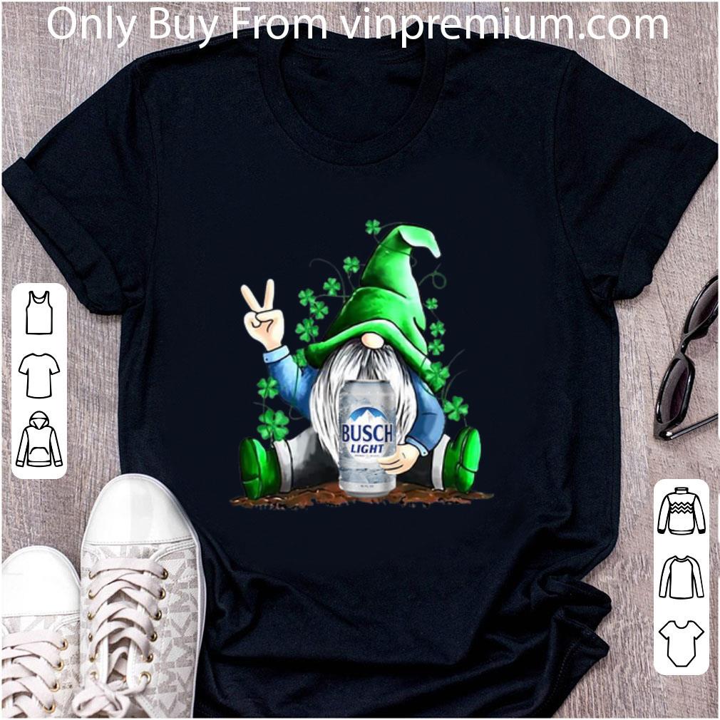 Hot Gnome Hug Busch Light St Patrick’s Day shirt