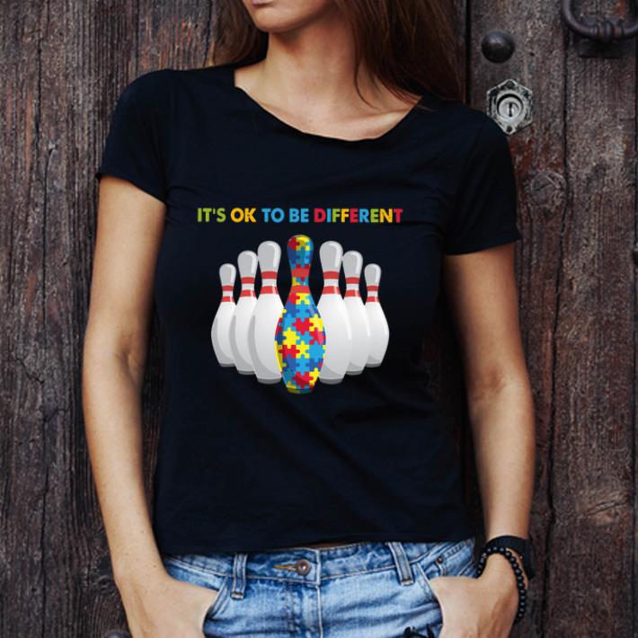 Hot Bowling It’s Ok To Be Different Autism shirt