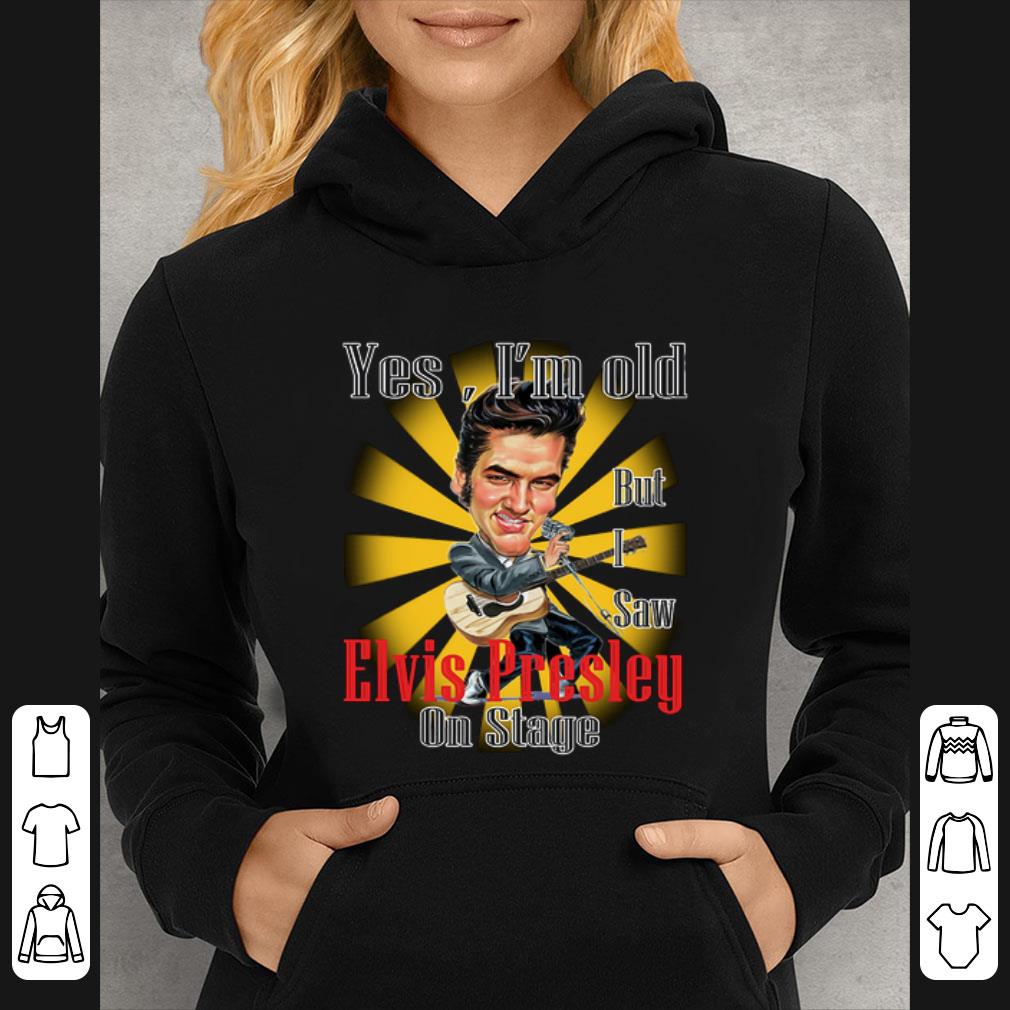 36e992d0 great yes i m old but i saw elvis presley on stage cartoon parody shirt 4 - Great Yes I'm Old But I Saw Elvis Presley On Stage Cartoon Parody shirt