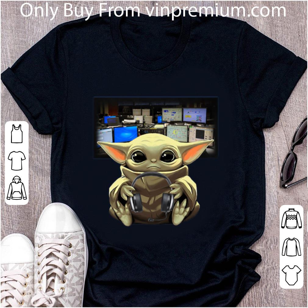 Awesome Baby Yoda Hug Producer Music shirt