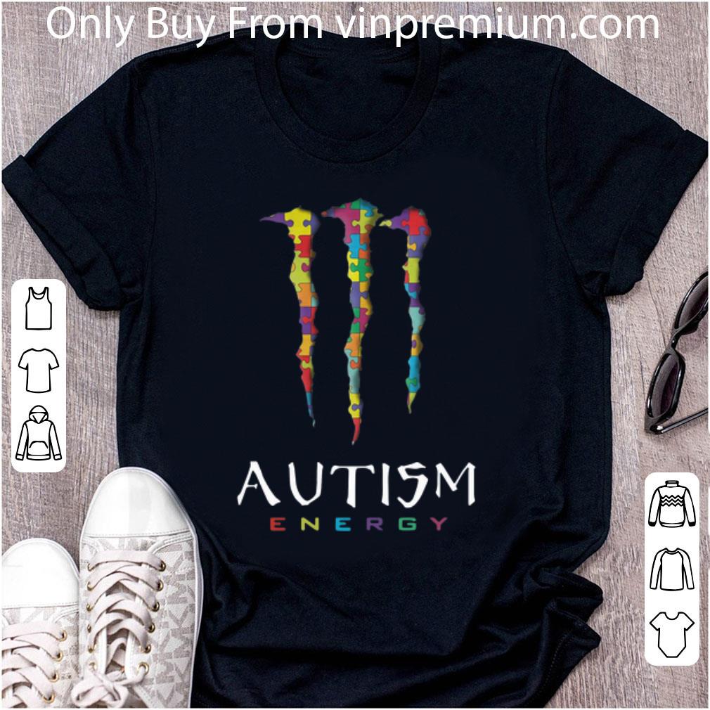 Awesome Autism Energy Monster Energy Autism Awareness shirt