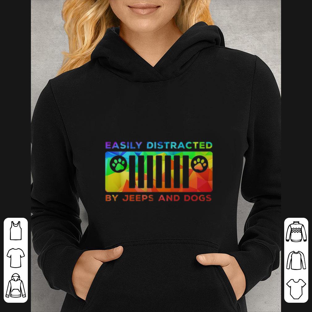 5e1fc038 premium easily distracted by jeep and dog shirt 4 - Premium Easily Distracted By Jeep And Dog shirt