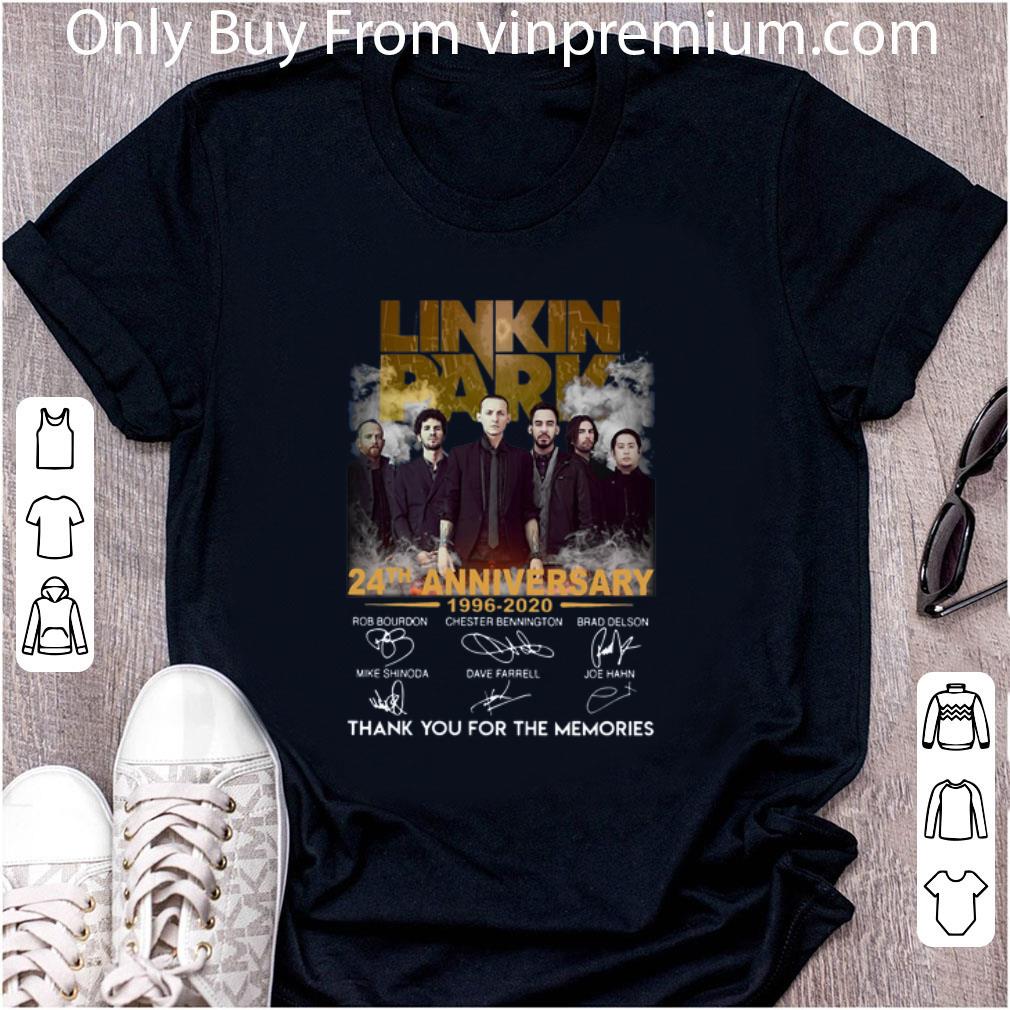 Great Linkin Park 24th Anniversary Thank You For The Memories Signatures shirt