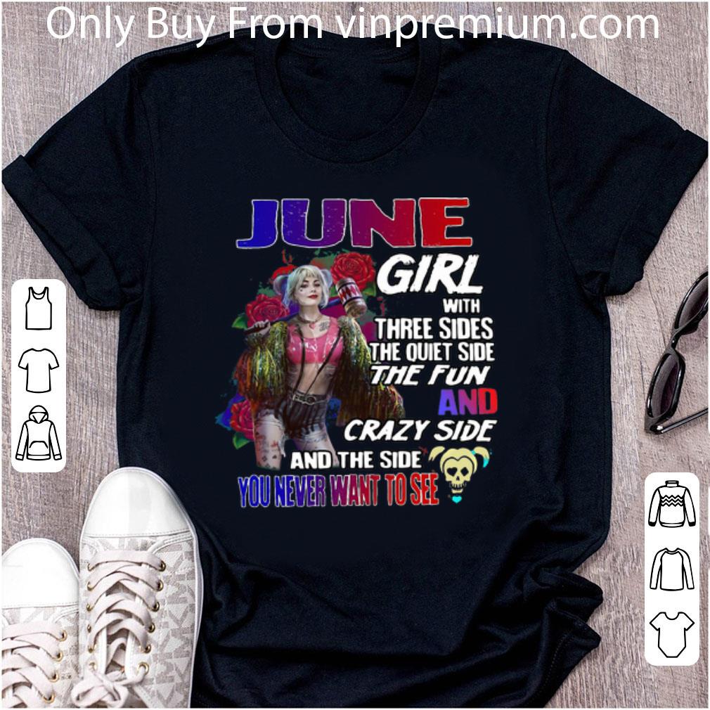 Hot Harley Quinn June Girl And The Sides You Never Want To See shirt