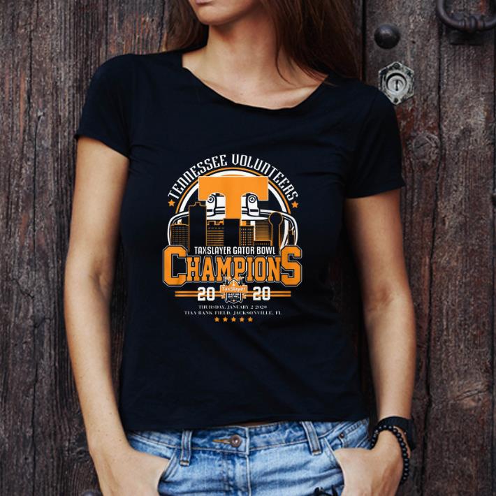 Official Tennessee Volunteers TaxSlayer Gator Bowl Champions 20 20 shirt