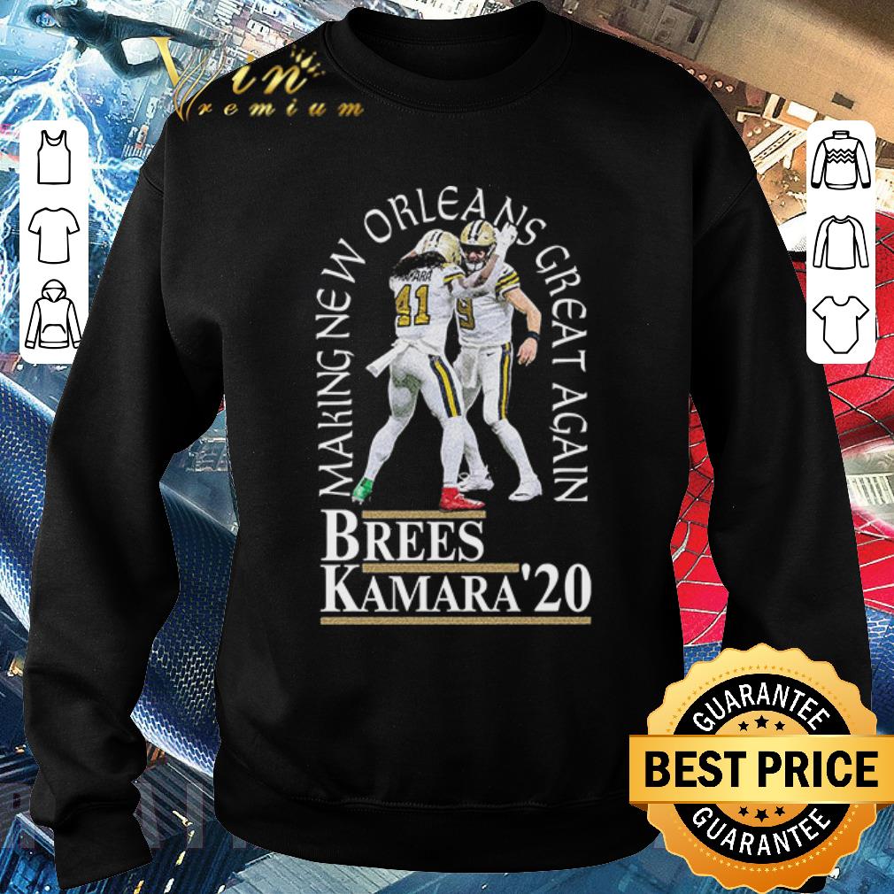 8032cd8d hot making new orleans great again brees kamara 2020 shirt 4 - Hot Making New Orleans Great Again Brees Kamara 2020 shirt