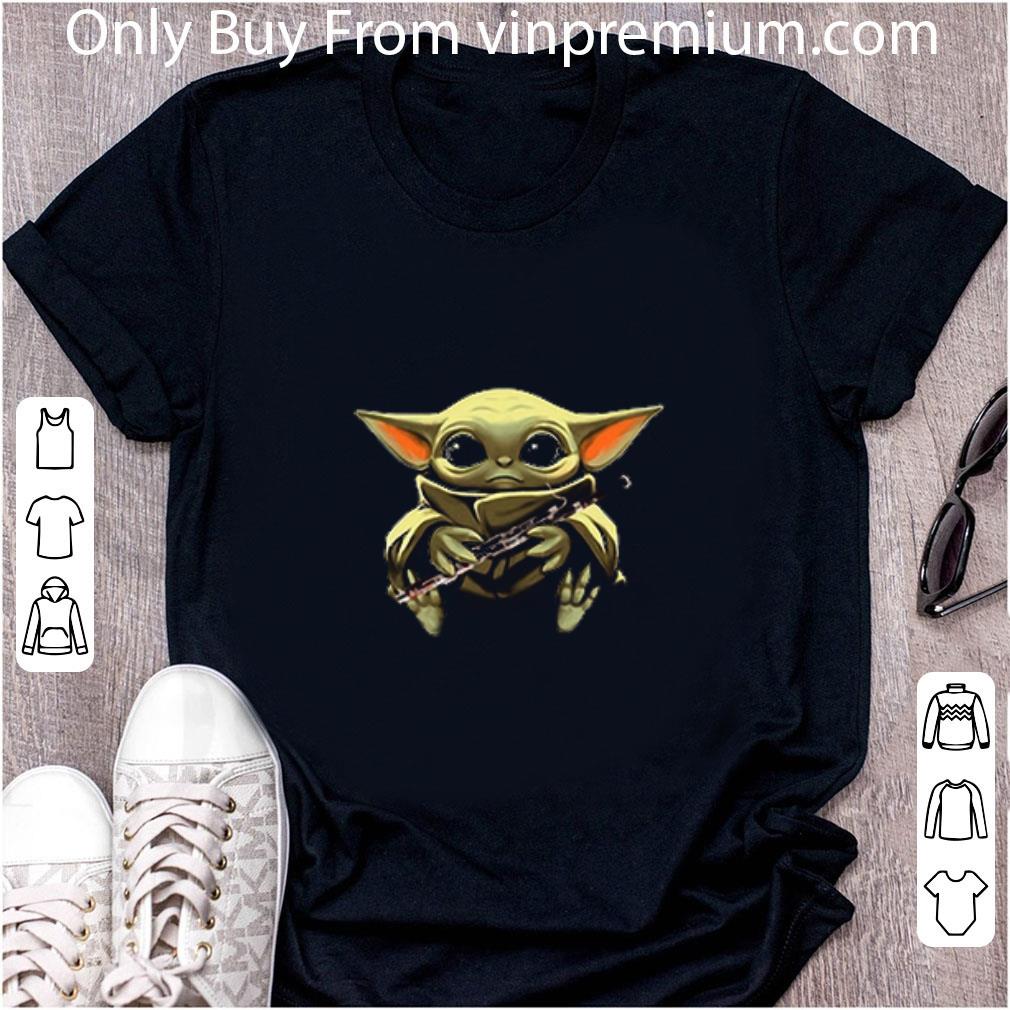 Original Baby Yoda hug Bassoon Star Wars shirt