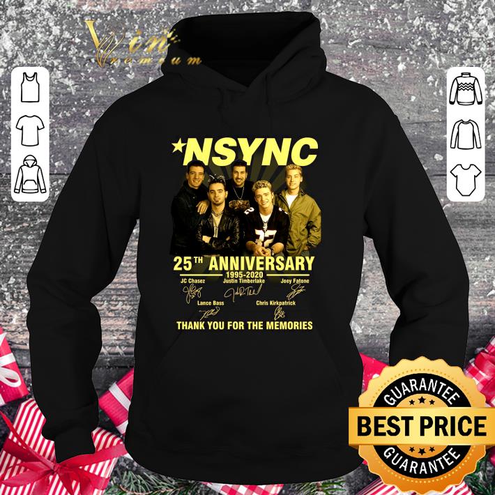 Awesome NSYNC 25th anniversary 1995-2020 Signed thank you for the memories shirt a9814217 awesome nsync 25th anniversary 1995 2020 signed thank you for the memories shirt 4 - Awesome NSYNC 25th anniversary 1995-2020 Signed thank you for the memories shirt