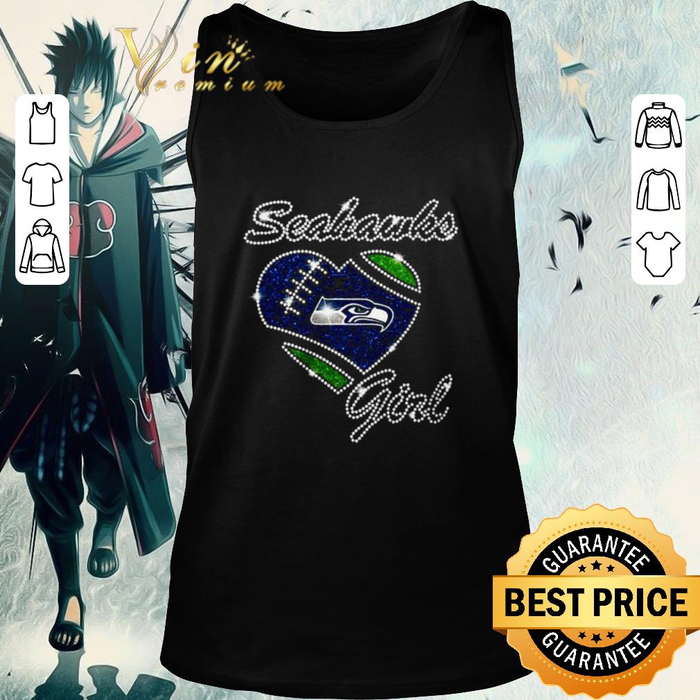 Pretty Seattle Seahawks Girl Heart shirt